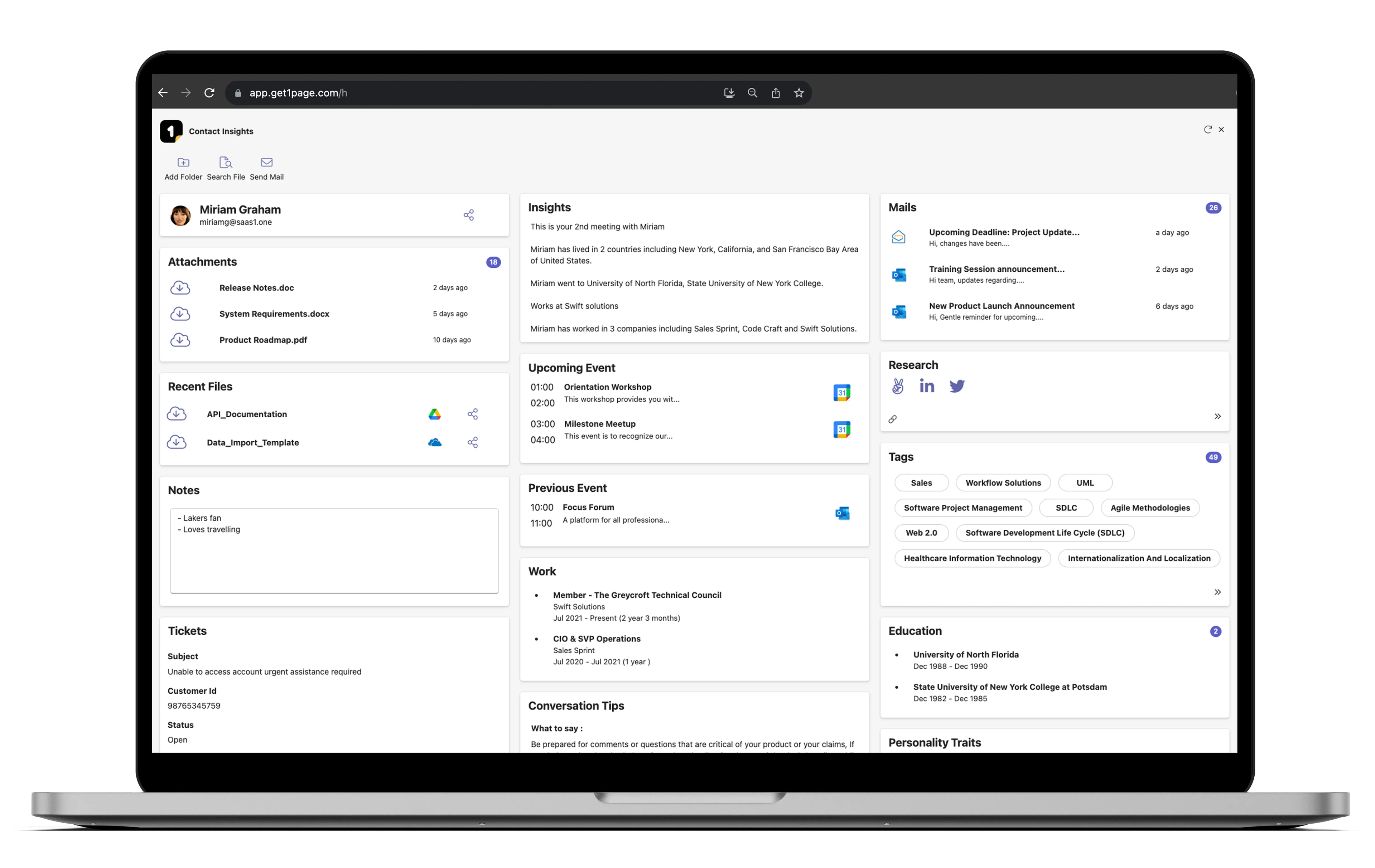 1Page Platform Demo
